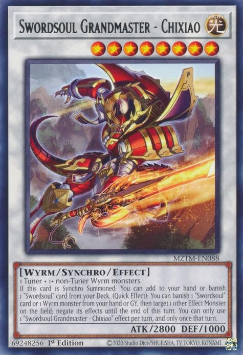 Image for Swordsoul Grandmaster - Chixiao (Maze of the Master) (MZTM-EN088) - YuGiOh