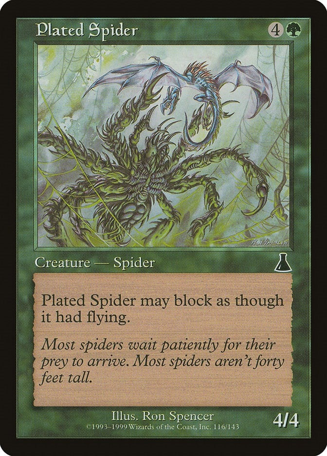 Image for Plated Spider (Urza's Destiny) (116) - Magic: The Gathering
