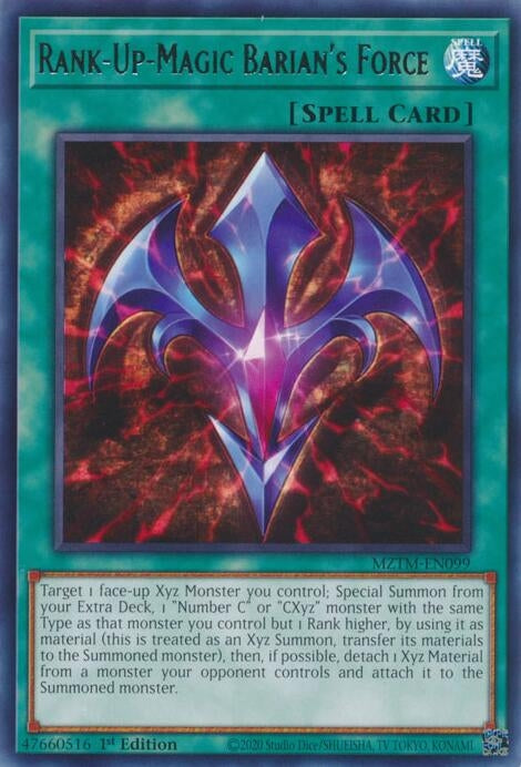 Image for Rank-Up-Magic Barian's Force (Maze of the Master) (MZTM-EN099) - YuGiOh