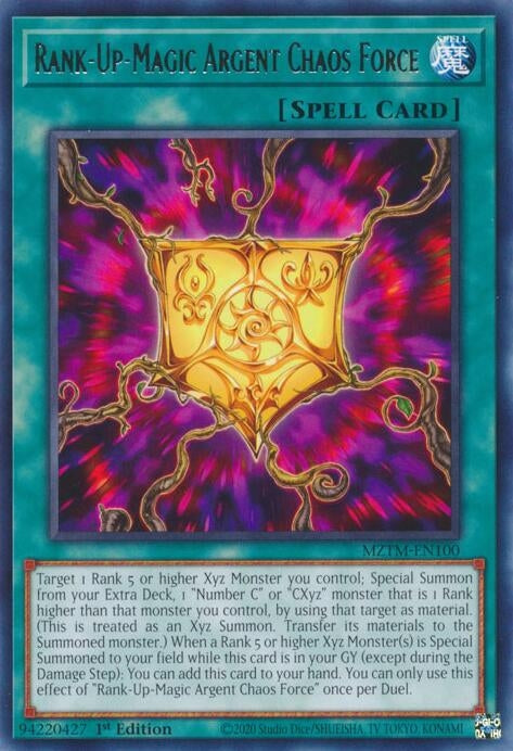 Image for Rank-Up-Magic Argent Chaos Force (Maze of the Master) (MZTM-EN100) - YuGiOh
