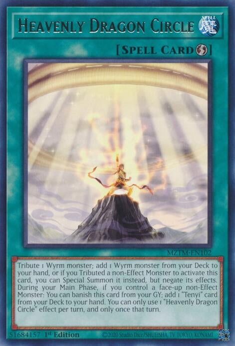 Image for Heavenly Dragon Circle (Maze of the Master) (MZTM-EN102) - YuGiOh