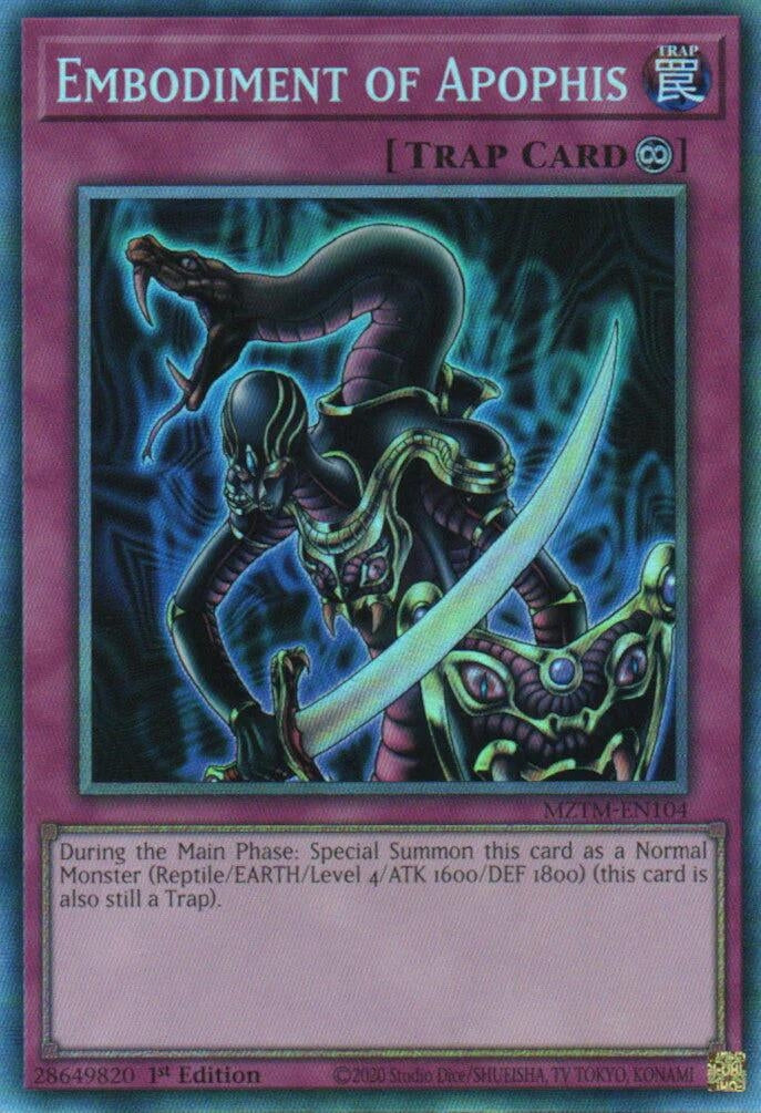 Image for Embodiment of Apophis (CR) (Maze of the Master) (MZTM-EN104) - YuGiOh