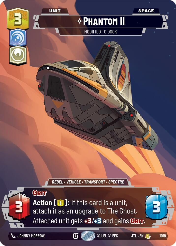 Image for Phantom II - Modified to Dock (Prestige) (Jump to Lightspeed) (1019) - Star Wars: Unlimited