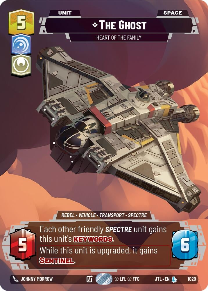 Image for The Ghost - Heart of the Family (Prestige) (Jump to Lightspeed) (1020) - Star Wars: Unlimited