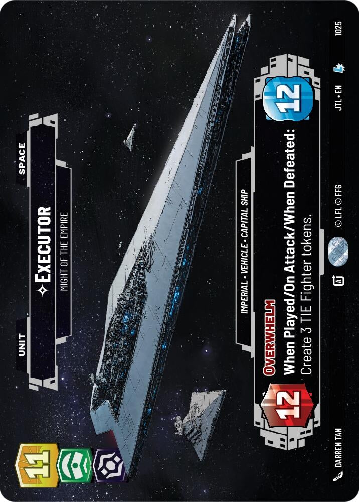 Image for Executor - Might of the Empire (Prestige) (Jump to Lightspeed) (1025) - Star Wars: Unlimited