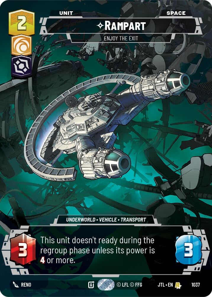 Image for Rampart - Enjoy the Exit (Prestige) (Jump to Lightspeed) (1037) - Star Wars: Unlimited