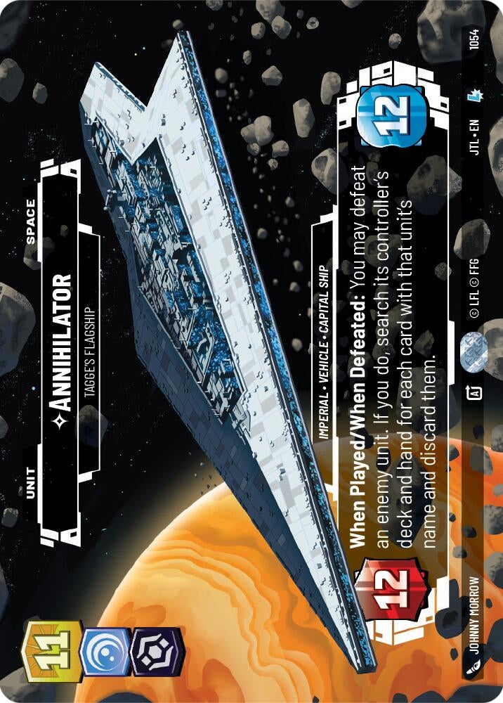 Image for Annihilator - Tagge's Flagship (Prestige Foil) (Jump to Lightspeed) (1054) - Star Wars: Unlimited