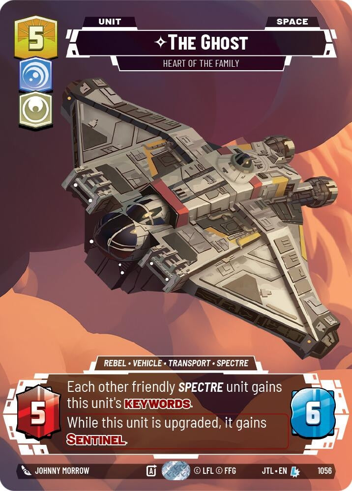 Image for The Ghost - Heart of the Family (Prestige Foil) (Jump to Lightspeed) (1056) - Star Wars: Unlimited