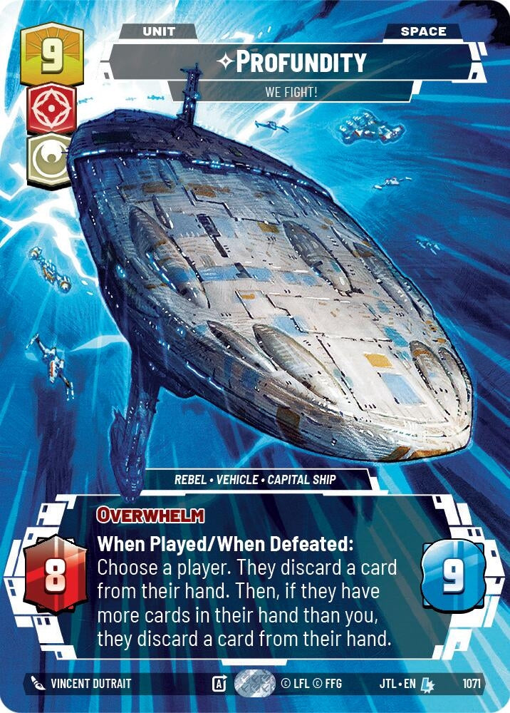 Image for Profundity - We Fight! (Prestige Foil) (Jump to Lightspeed) (1071) - Star Wars: Unlimited