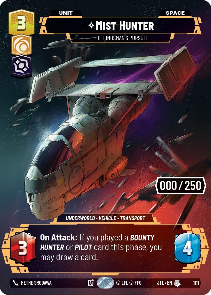 Image for Mist Hunter - The Findsman's Pursuit (Serialized) (Jump to Lightspeed) (1111) - Star Wars: Unlimited