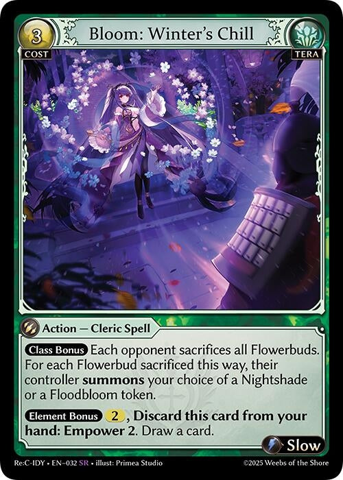 Image for Bloom: Winter's Chill (Diao Chan Re: Collection, Idyll Corsage) (032) - Grand Archive TCG
