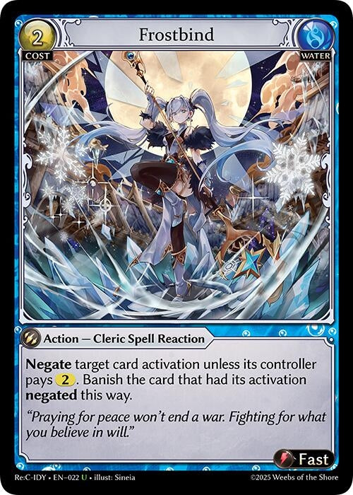 Image for Frostbind (Diao Chan Re: Collection, Idyll Corsage) (022) - Grand Archive TCG