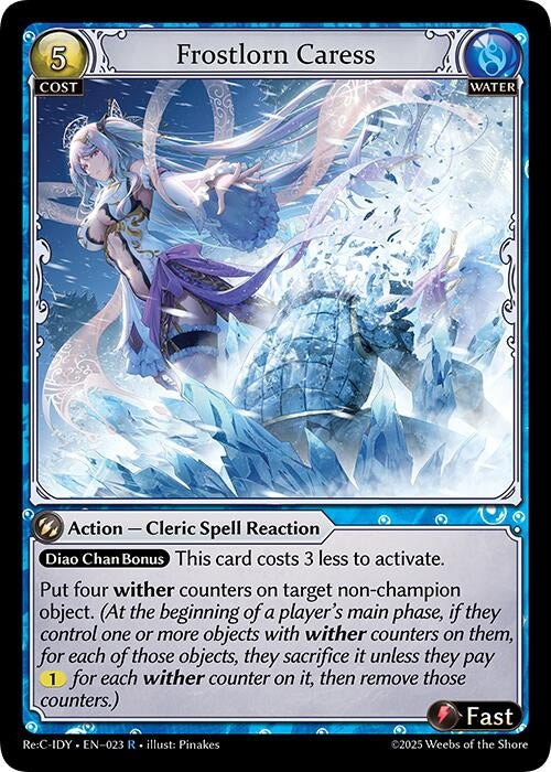 Image for Frostlorn Caress (Diao Chan Re: Collection, Idyll Corsage) (023) - Grand Archive TCG