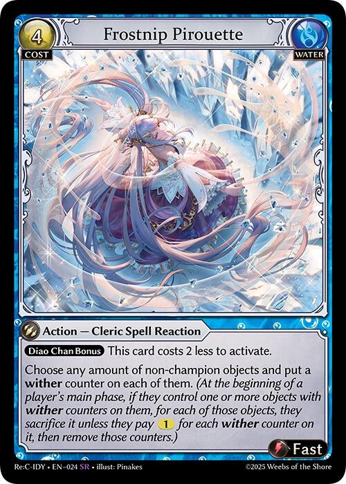 Image for Frostnip Pirouette (Diao Chan Re: Collection, Idyll Corsage) (024) - Grand Archive TCG