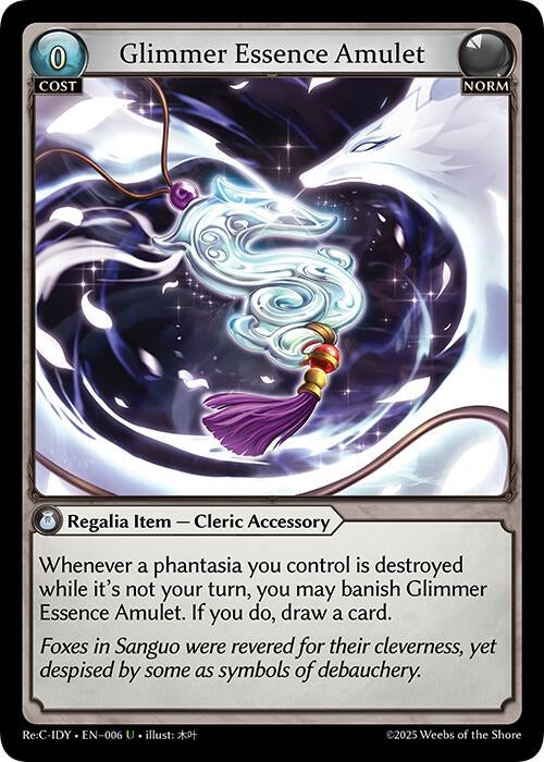 Image for Glimmer Essence Amulet (Diao Chan Re: Collection, Idyll Corsage) (006) - Grand Archive TCG