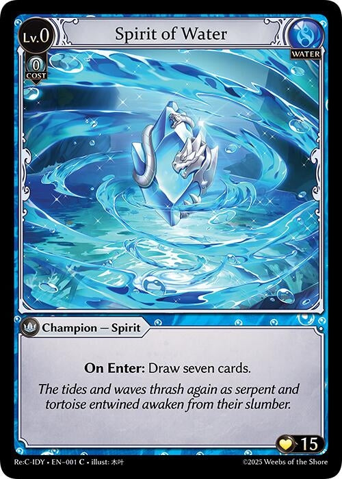 Image for Spirit of Water (Diao Chan Re: Collection, Idyll Corsage) (001) - Grand Archive TCG