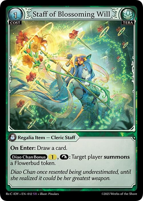 Image for Staff of Blossoming Will (Diao Chan Re: Collection, Idyll Corsage) (012) - Grand Archive TCG