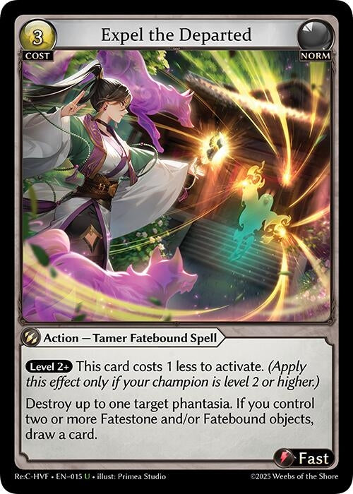 Image for Expel the Departed (Guo Jia Re: Collection, Heaven’s Favored) (015) - Grand Archive TCG