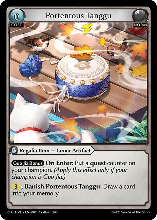 Image for Portentous Tanggu (Guo Jia Re: Collection, Heaven’s Favored) (007) - Grand Archive TCG