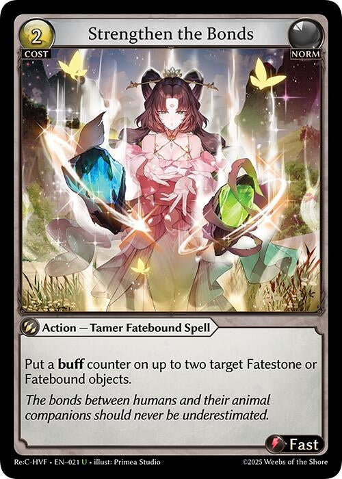 Image for Strengthen the Bonds (Guo Jia Re: Collection, Heaven’s Favored) (021) - Grand Archive TCG