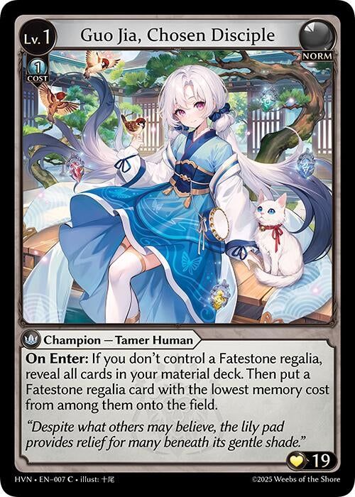 Image for Guo Jia, Chosen Disciple (Abyssal Heaven) (007) - Grand Archive TCG