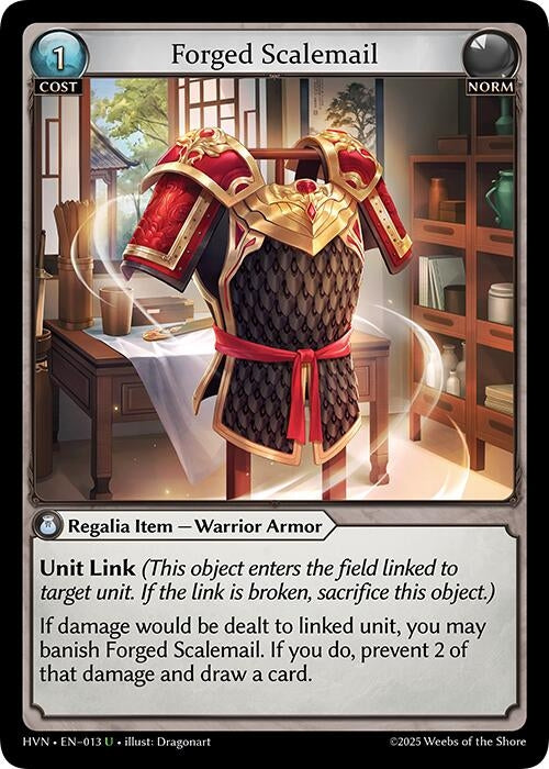 Image for Forged Scalemail (Abyssal Heaven) (013) - Grand Archive TCG