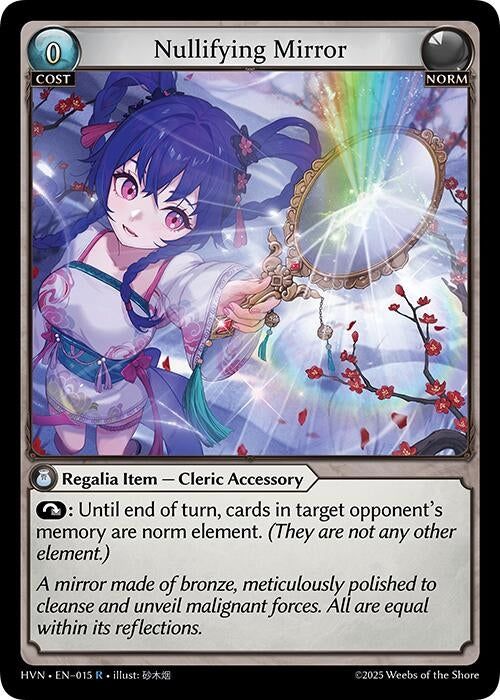 Image for Nullifying Mirror (Abyssal Heaven) (015) - Grand Archive TCG