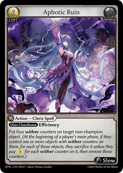 Image for Aphotic Ruin (Abyssal Heaven) (032) - Grand Archive TCG