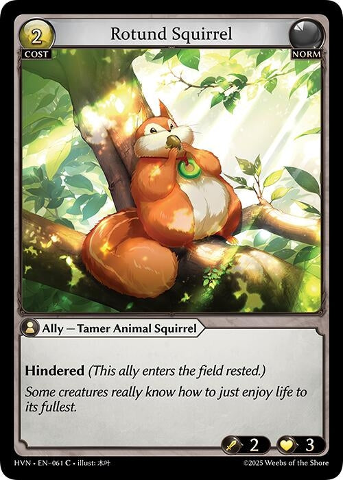 Image for Rotund Squirrel (Abyssal Heaven) (061) - Grand Archive TCG