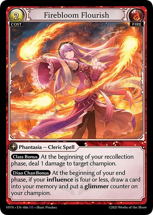 Image for Firebloom Flourish (Abyssal Heaven) (086) - Grand Archive TCG