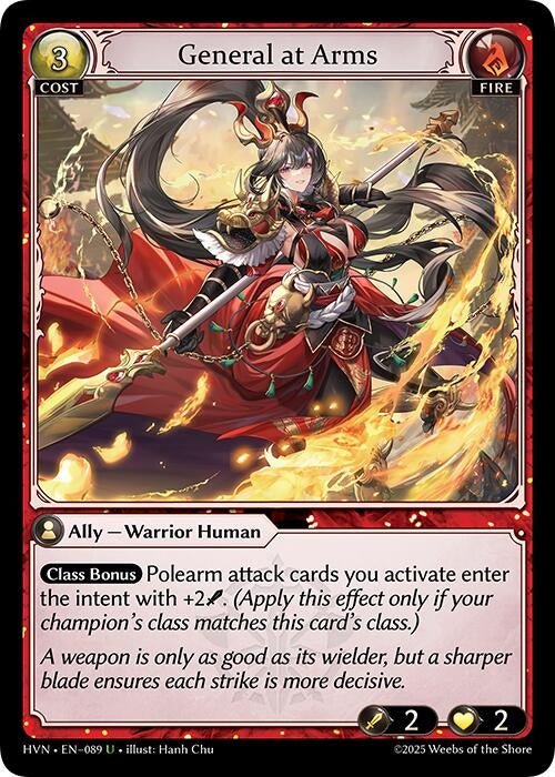 Image for General at Arms (Abyssal Heaven) (089) - Grand Archive TCG