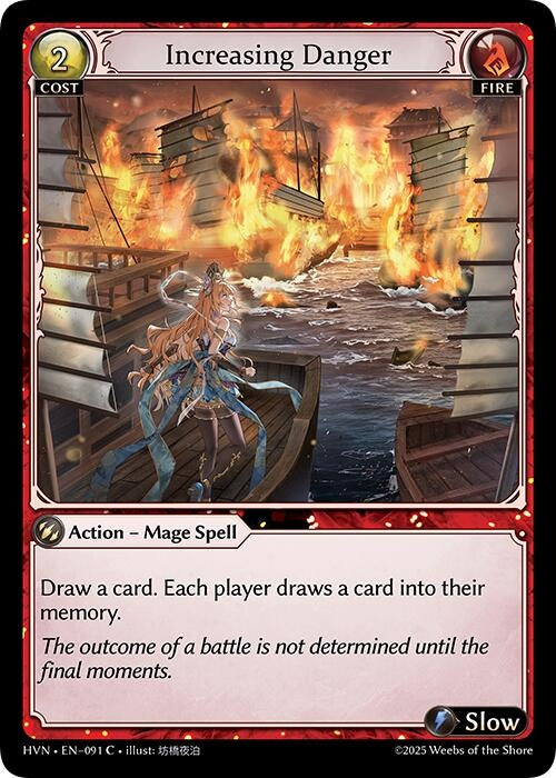 Image for Increasing Danger (Abyssal Heaven) (091) - Grand Archive TCG