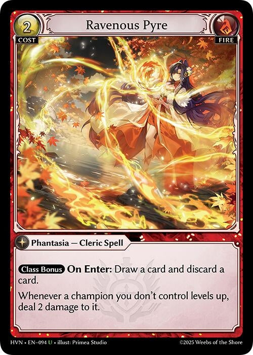 Image for Ravenous Pyre (Abyssal Heaven) (094) - Grand Archive TCG