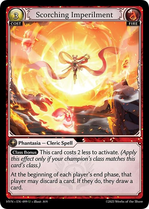 Image for Scorching Imperilment (Abyssal Heaven) (099) - Grand Archive TCG