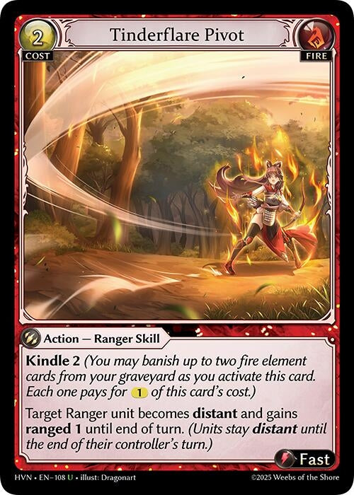 Image for Tinderflare Pivot (Abyssal Heaven) (108) - Grand Archive TCG