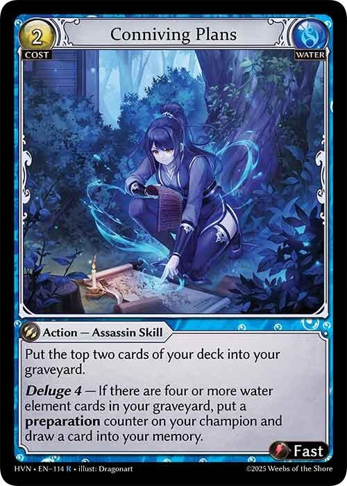 Image for Conniving Plans (Abyssal Heaven) (114) - Grand Archive TCG