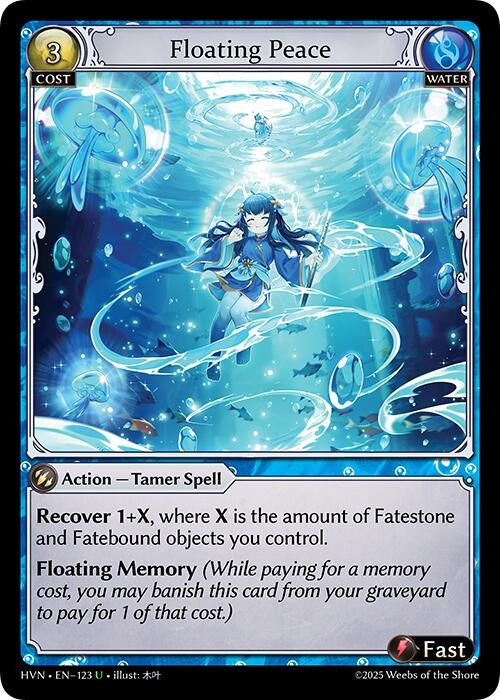 Image for Floating Peace (Abyssal Heaven) (123) - Grand Archive TCG