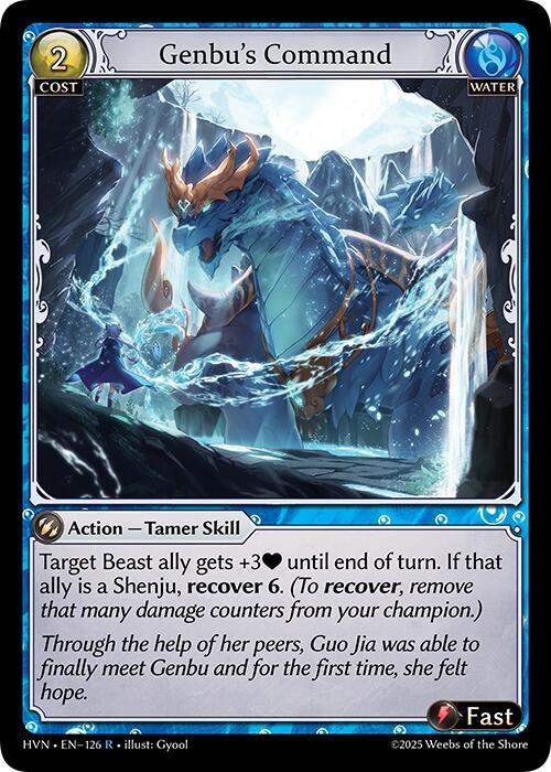 Image for Genbu's Command (Abyssal Heaven) (126) - Grand Archive TCG