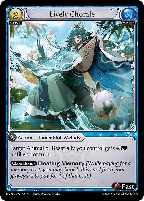 Image for Lively Chorale (Abyssal Heaven) (129) - Grand Archive TCG
