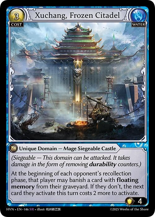 Image for Xuchang, Frozen Citadel (Abyssal Heaven) (146) - Grand Archive TCG