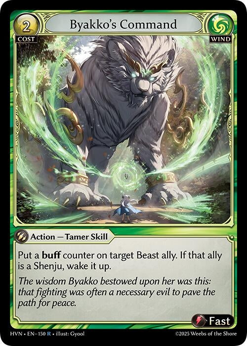 Image for Byakko's Command (Abyssal Heaven) (150) - Grand Archive TCG