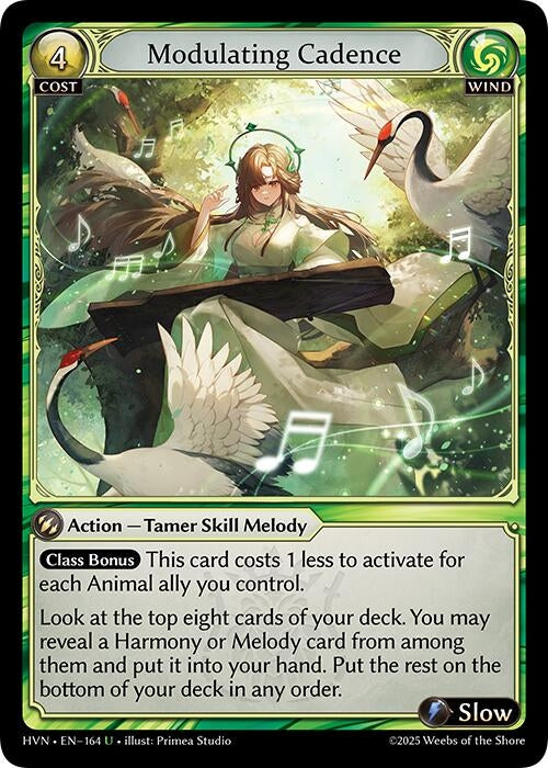 Image for Modulating Cadence (Abyssal Heaven) (164) - Grand Archive TCG