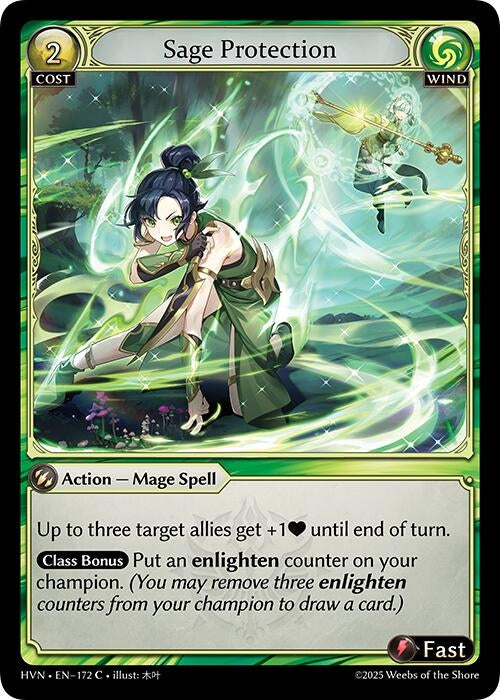 Image for Sage Protection (Abyssal Heaven) (172) - Grand Archive TCG