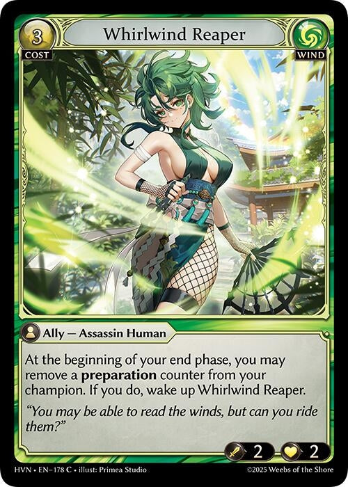 Image for Whirlwind Reaper (Abyssal Heaven) (178) - Grand Archive TCG