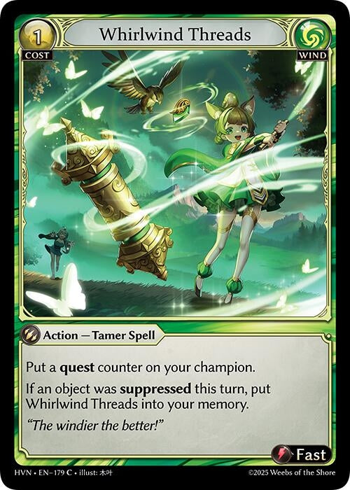Image for Whirlwind Threads (Abyssal Heaven) (179) - Grand Archive TCG