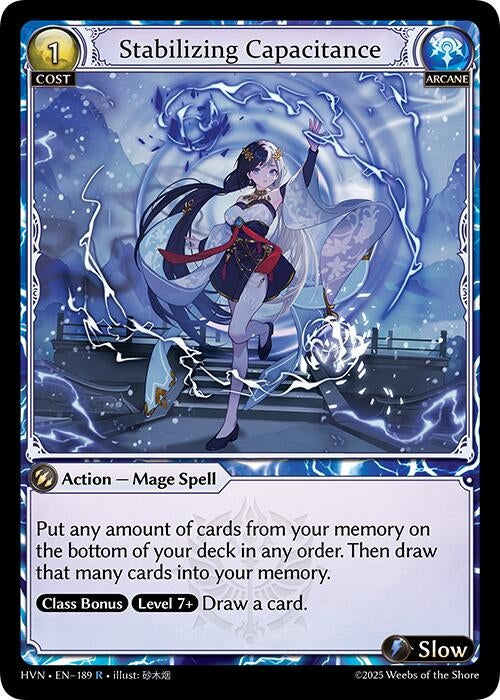 Image for Stabilizing Capacitance (Abyssal Heaven) (189) - Grand Archive TCG