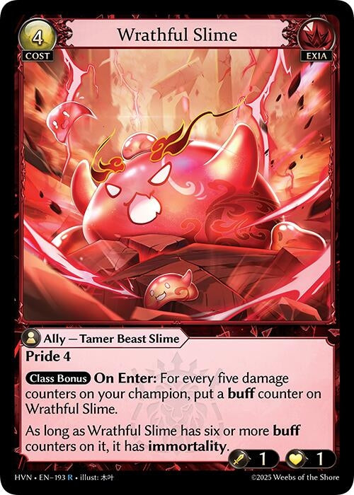 Image for WrathfulSlime (Abyssal Heaven) (193) - Grand Archive TCG