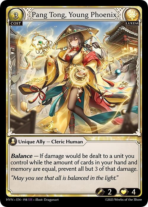 Image for Pang Tong, Young Phoenix (Abyssal Heaven) (198) - Grand Archive TCG