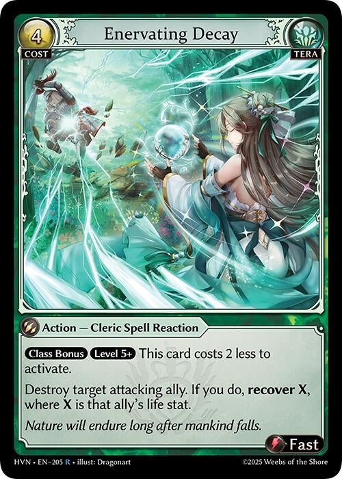 Image for Enervating Decay (Abyssal Heaven) (205) - Grand Archive TCG