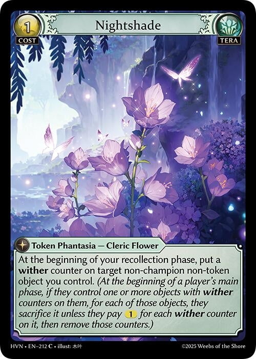 Image for Nightshade (Abyssal Heaven) (212) - Grand Archive TCG